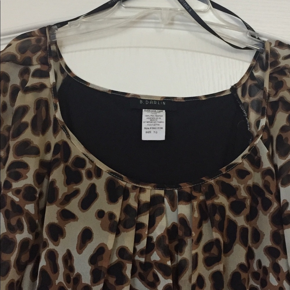 Animal print women’s dress